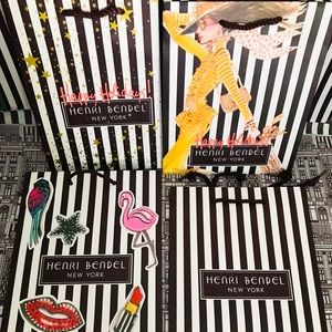 4 Henri Bendel Shopping bags